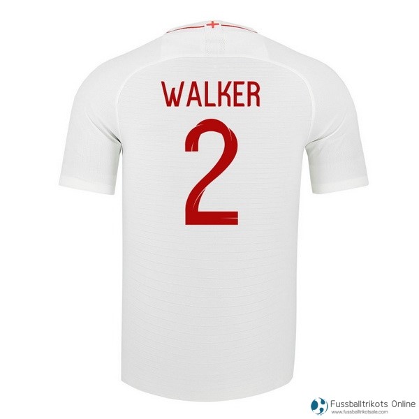 England Trikot Heim Walker 2018 Weiß Fussballtrikots Günstig